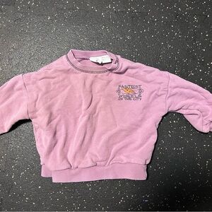 Zara Lavender Sweatshirt